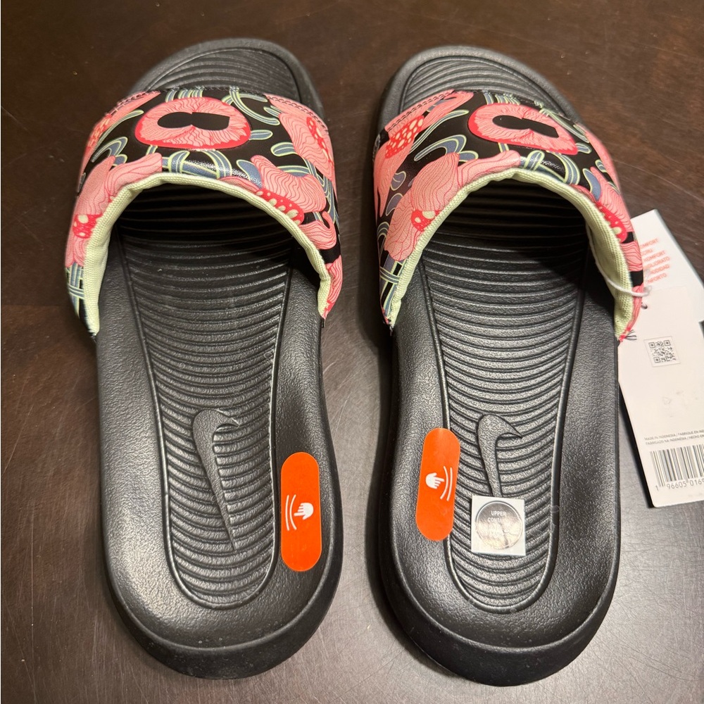 New Nike Naomi Osaka Slides Sandals Pink Black Size US 7 - Picture 9 of 12